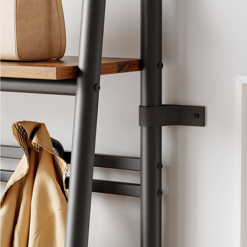 Simple hallway rack
