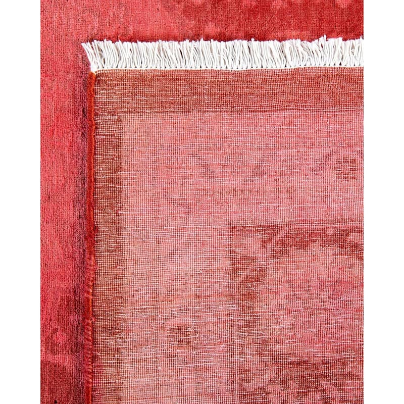 Fine Vibrance, One-of-a-Kind Hand-Knotted Area Rug - Pink, 6' 3" x 9' 3" - 6' 3" x 9' 3"