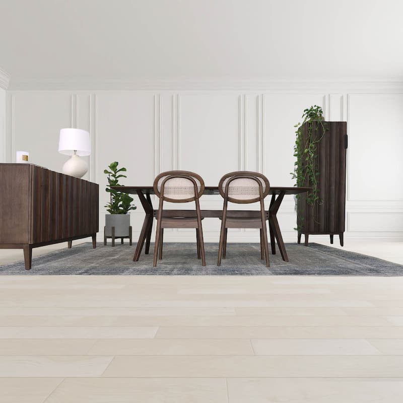 84" Wide Dining Table, Brown