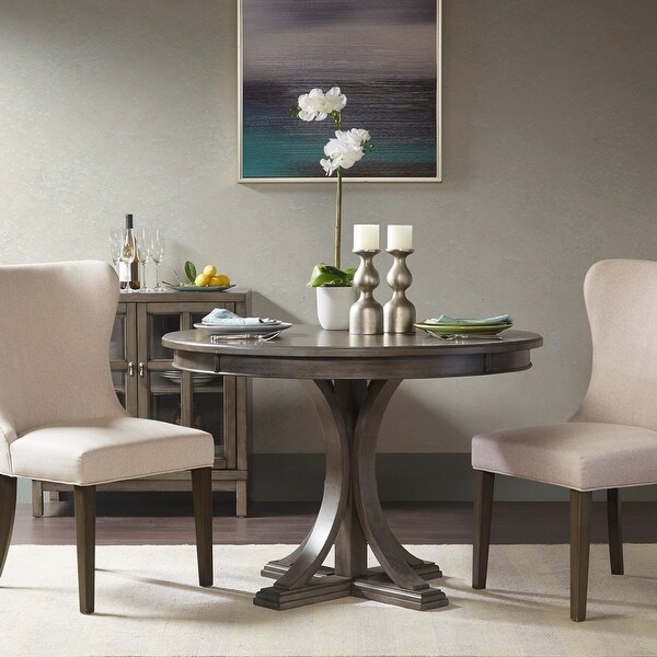 Madison Park Signature Helena Grey Round Dining Table. Opens flyout.