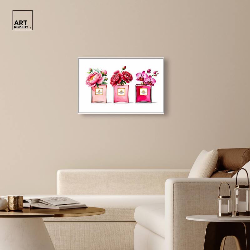 Fragrant Florals Canvas by Art Remedy