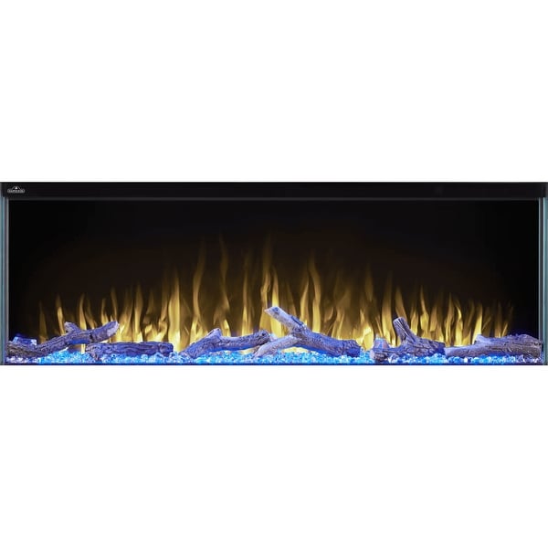 Napoleon NEFB50H-3SV Trivista 10,000 BTU 50" Wide Built-In Vent Free Electric Fireplace with Remote Control
