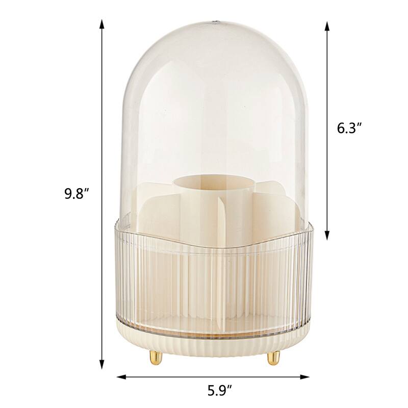 Rotating Makeup Organizer, Cosmetic Storage Display Case