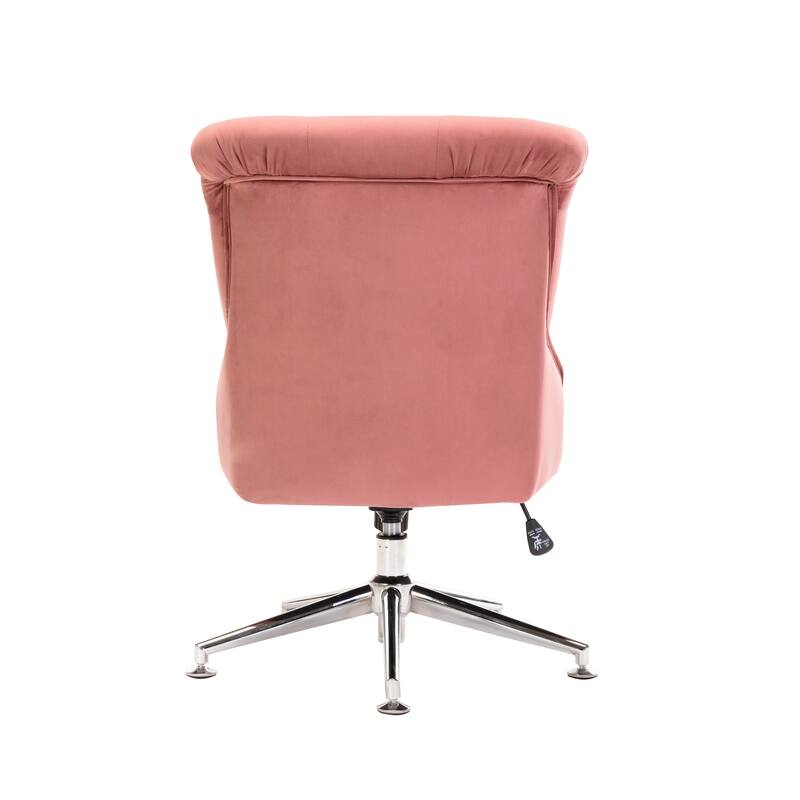 Porthos Home Jaron Office Chair - Tufted Wingback & Velvet Upholstery