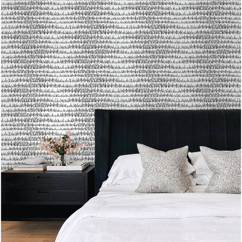 NextWall Brush Marks Abstract Peel and Stick Wallpaper - 20.5 in. W x 18 ft. L