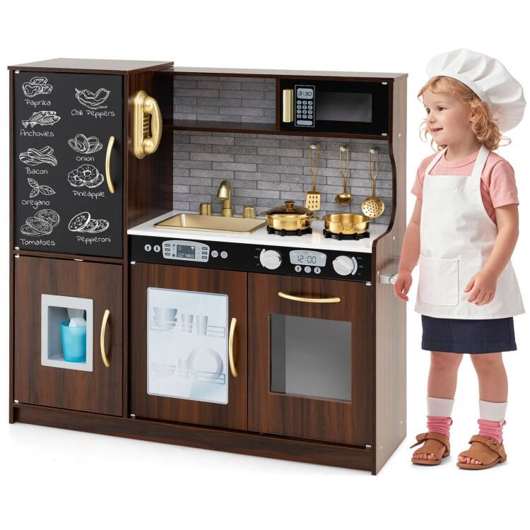 Toddler Pretend Play Kitchen for Boys and Girls 3-6 Years Old