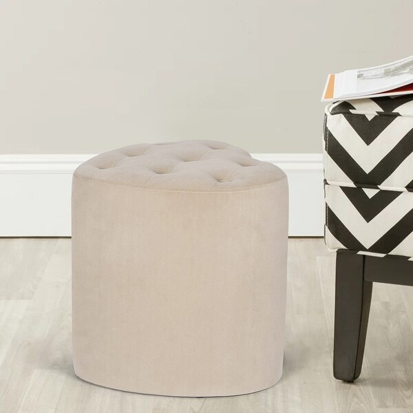 Pouffe Ottoman Chest with Geometric Pattern Inside Rose Gold Clasps /& Handles Blush Your Home Velvet Storage Footstool Trunk