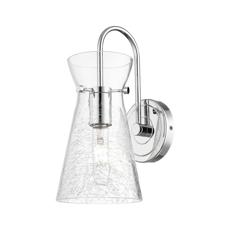 Innovations Lighting Nicole - 1 Light 6" Sconce - Clear Shade - Polished Chrome