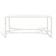preview thumbnail 8 of 20, SAFAVIEH Couture Matilda Gold Leaf Glass Coffee Table