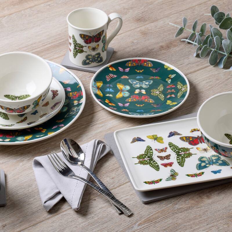 Portmeirion Botanic Garden Harmony Accents 12 Inch Coupe Plate - 12 inch