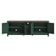 preview thumbnail 9 of 45, Rustic 72-Inch TV Stand with Adjustable Shelves, Hidden Storage - 72" in Width