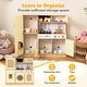 preview thumbnail 18 of 18, Costway Wooden Kids Kitchen Playset Pretend Play Kitchen with Real - See Details
