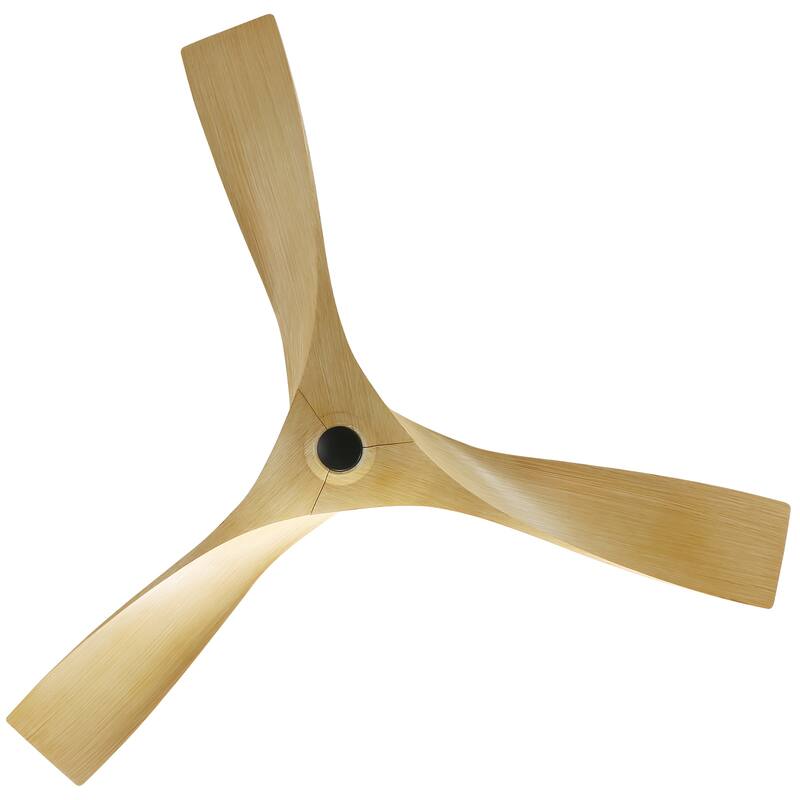 52Inch Ceiling Fan without Light, 6 Wind Speeds with Remote Control for Living Room and Patio