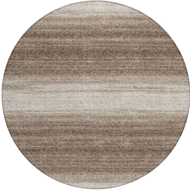 HomeRoots Abstract Transitional Rectangle Outdoor Rug