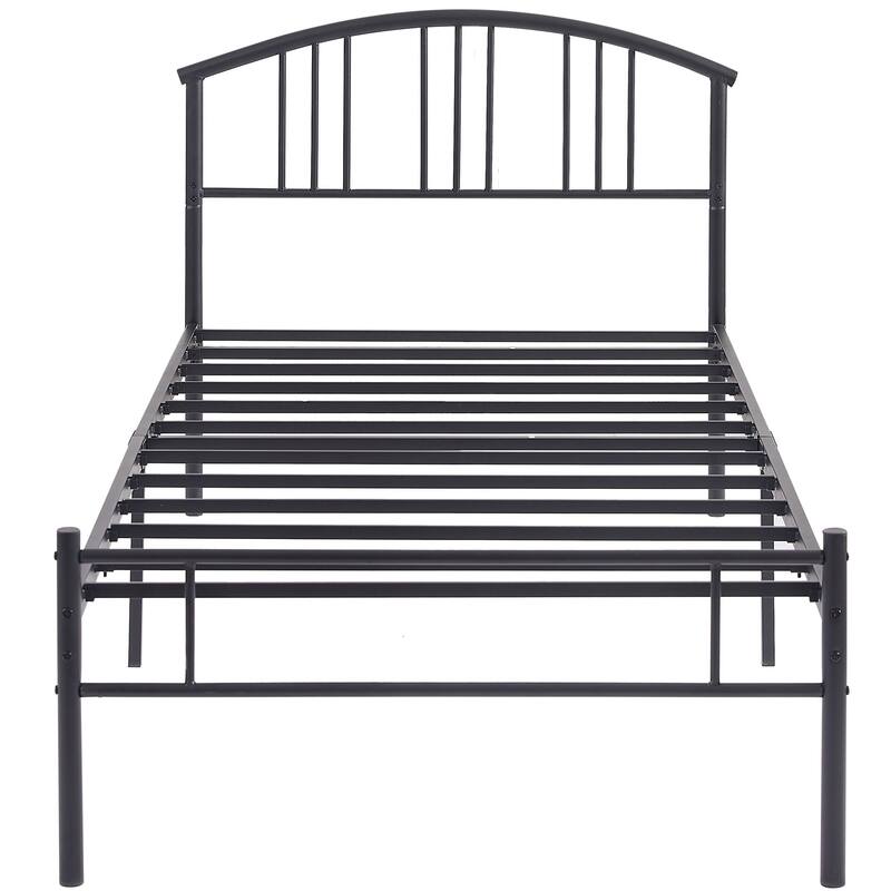 VECELO Bed Frame with Headboard & Metal Slat,Easy Set up- Twin/Full/QueenSize Bed