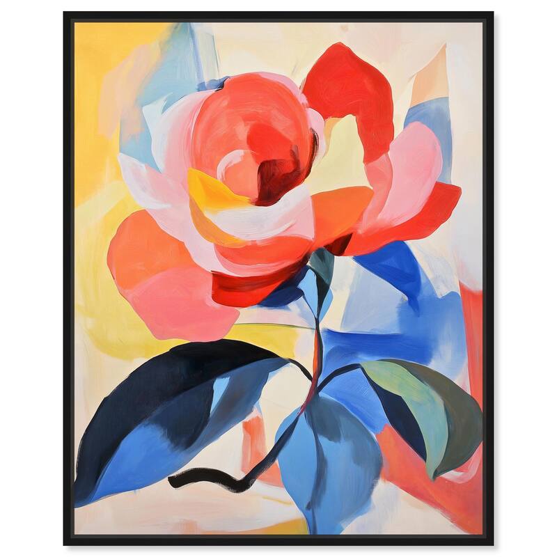 Chromatic Explosion II Canvas by Art Remedy - 36" x 45" - Black