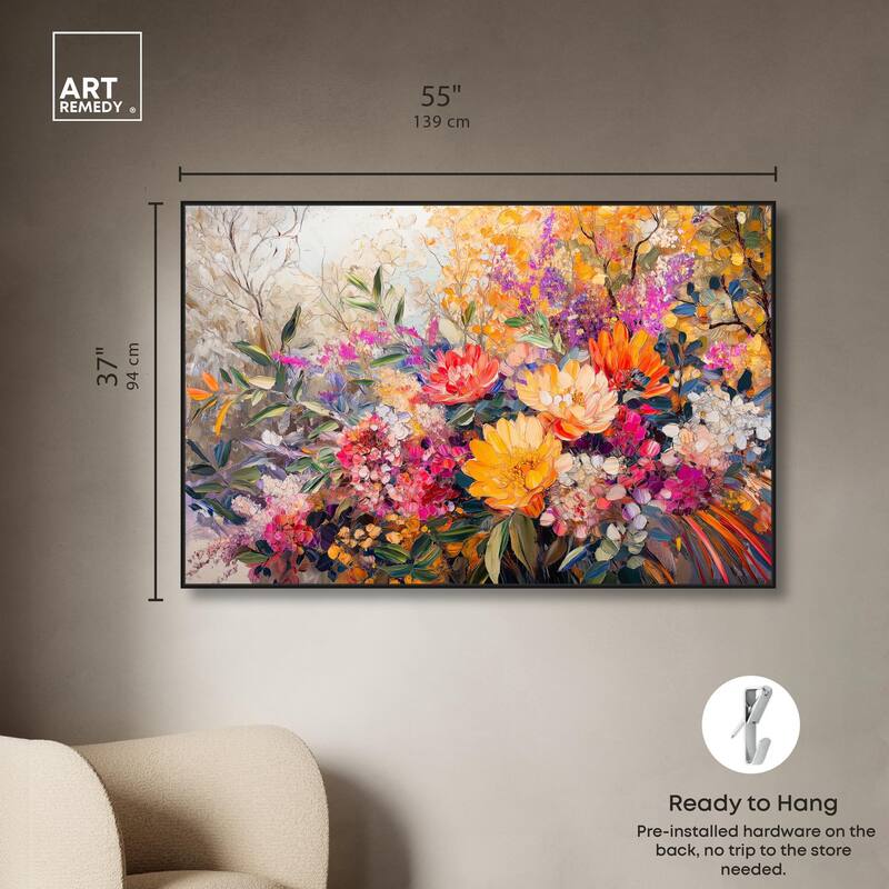 Amber Auras Canvas by Art Remedy