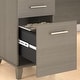 preview thumbnail 67 of 67, Bush Somerset 72W 3 Position Sit to Stand L Shaped Desk in Ash Gray