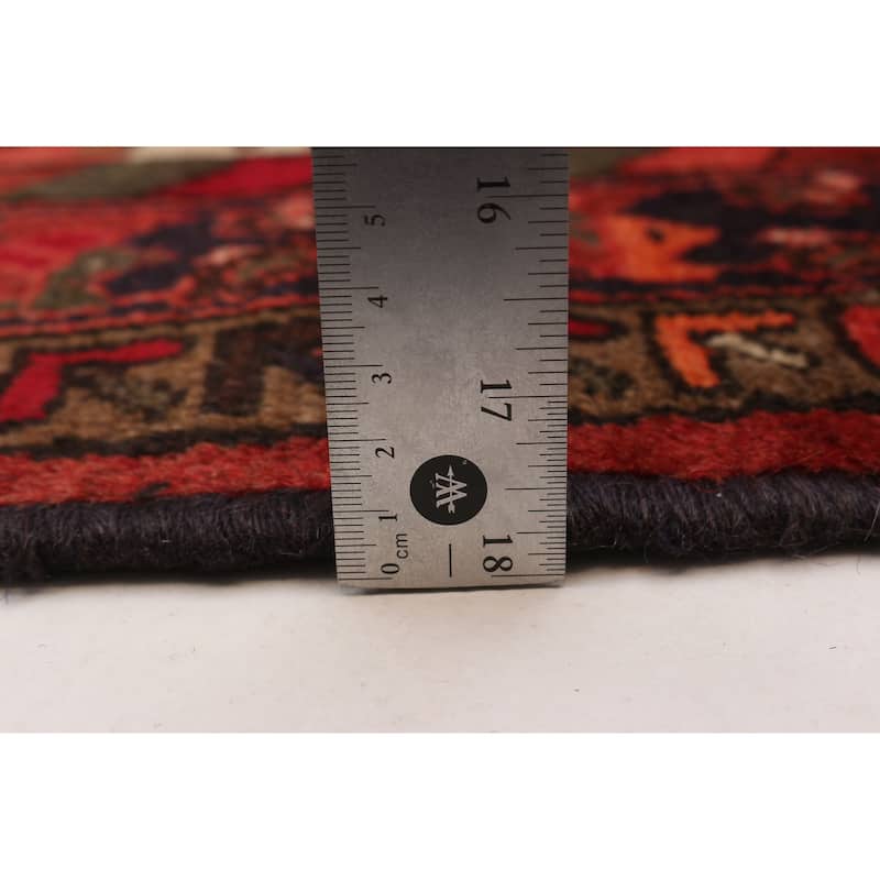 ECARPETGALLERY Hand-knotted Andelz Red Wool Rug - 3'5 x 6'2