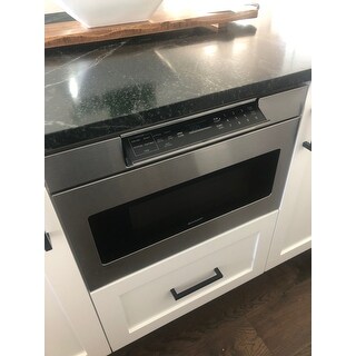 Shop Sharp 24 Inch Stainless Steel Microwave Drawer Model Smd2470as Silver Overstock 9826777
