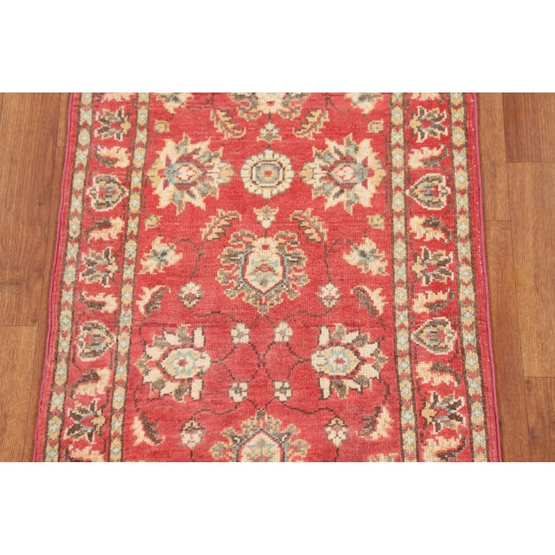 Oushak Oriental Runner Rug Handmade Wool Carpet - 2'0" x 6'0"
