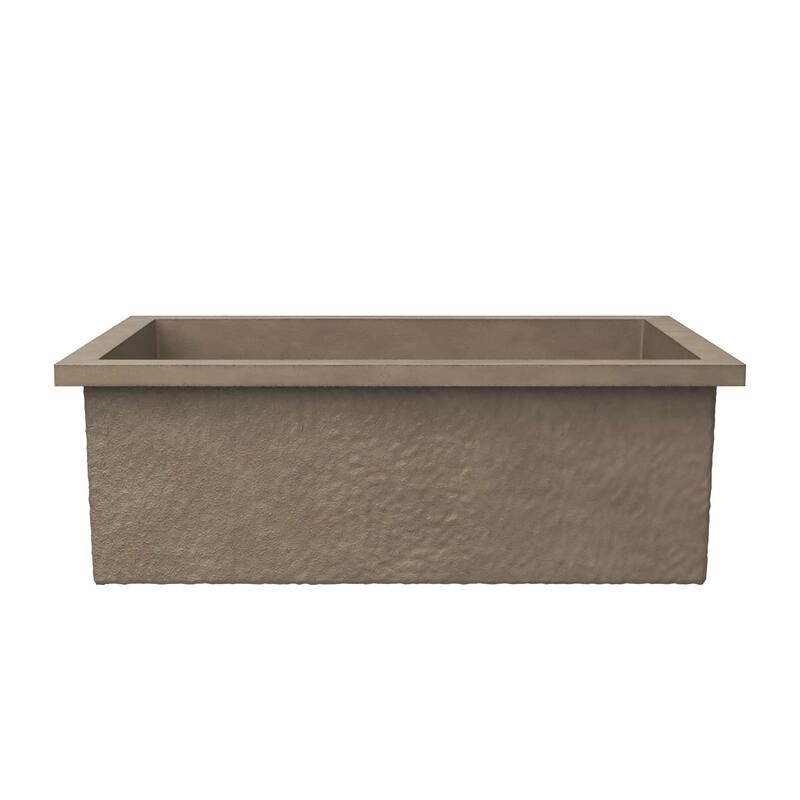 Native Trails NSK3019 NativeStone 30" Undermount Single Basin Concrete