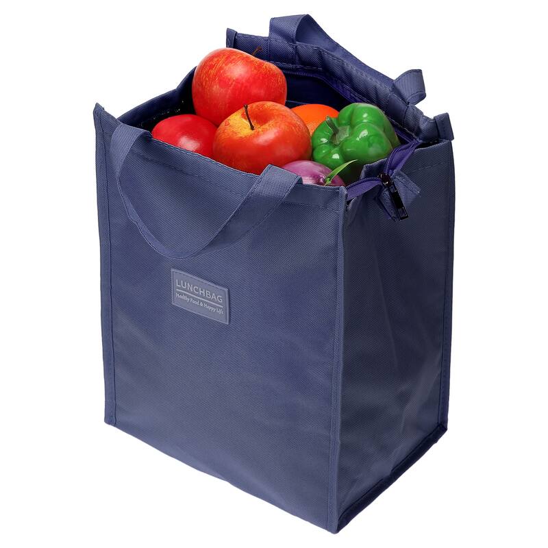 Insulated Lunch Bags, 10"x6"x13" Thermal Lunch Portable Containers Bag