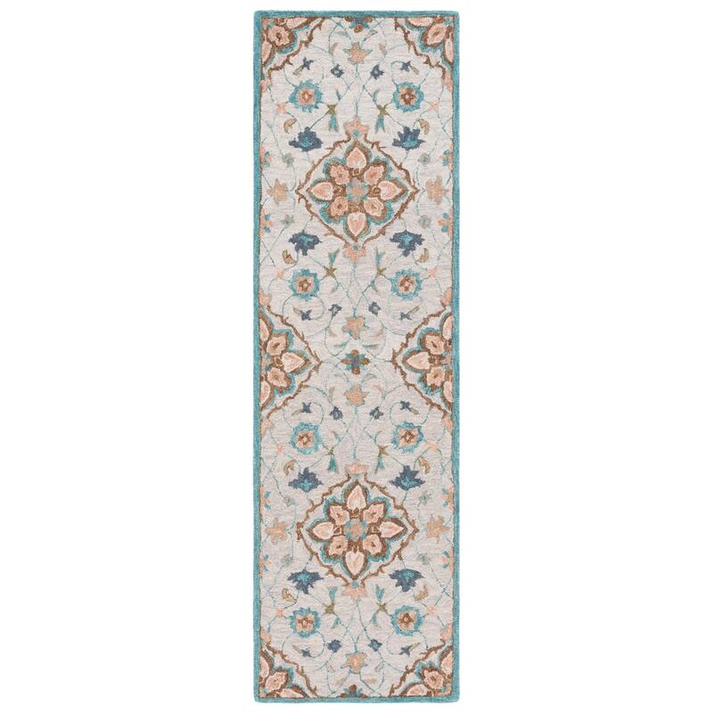 SAFAVIEH Handmade Blossom Tjakea French Country Wool Rug