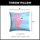 preview thumbnail 5 of 3, Bluey Roll Call Coco 18 Inch Throw Pillow
