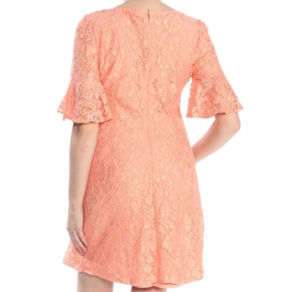 dkny orange dress