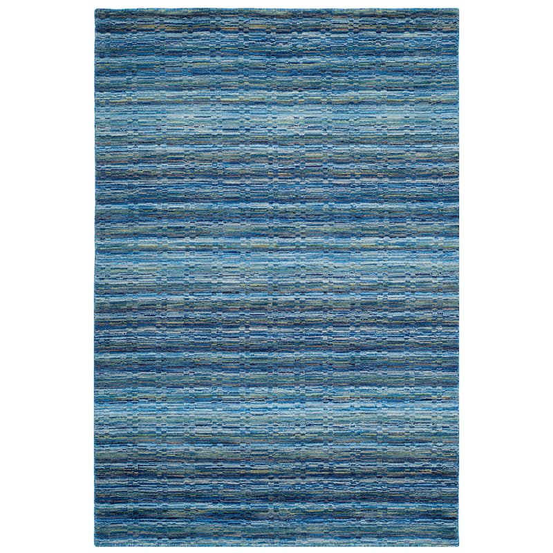 SAFAVIEH Handmade Himalaya Krystin Modern Wool Rug - 2' x 3' - Blue/Multi