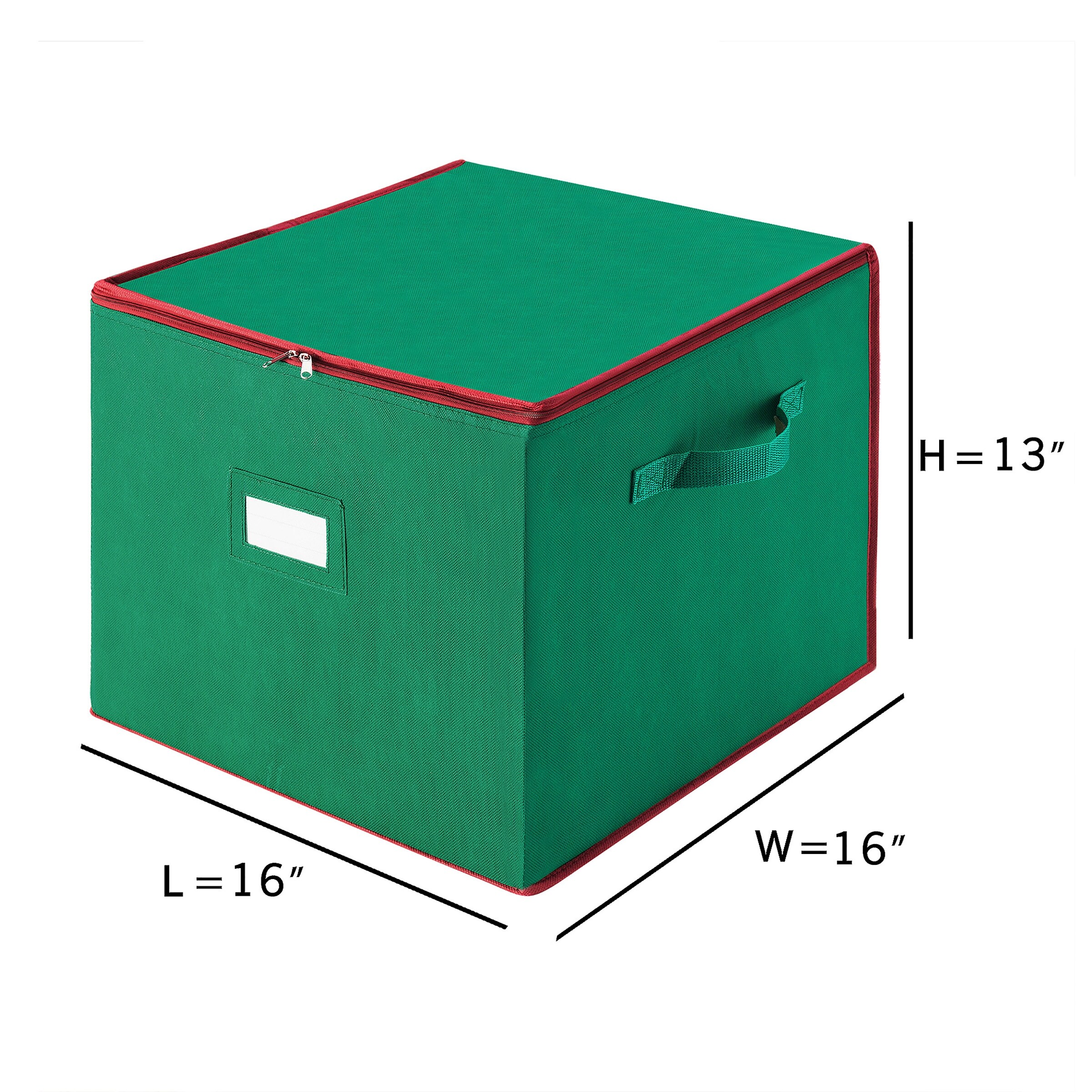 Ornament Storage Box Holiday Organizer with 75 Compartments