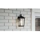 preview thumbnail 6 of 5, Stoneleigh 1-Light Mottled Black Outdoor Wall Lantern