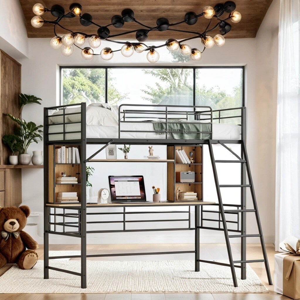 Built in full size bunk beds best sale