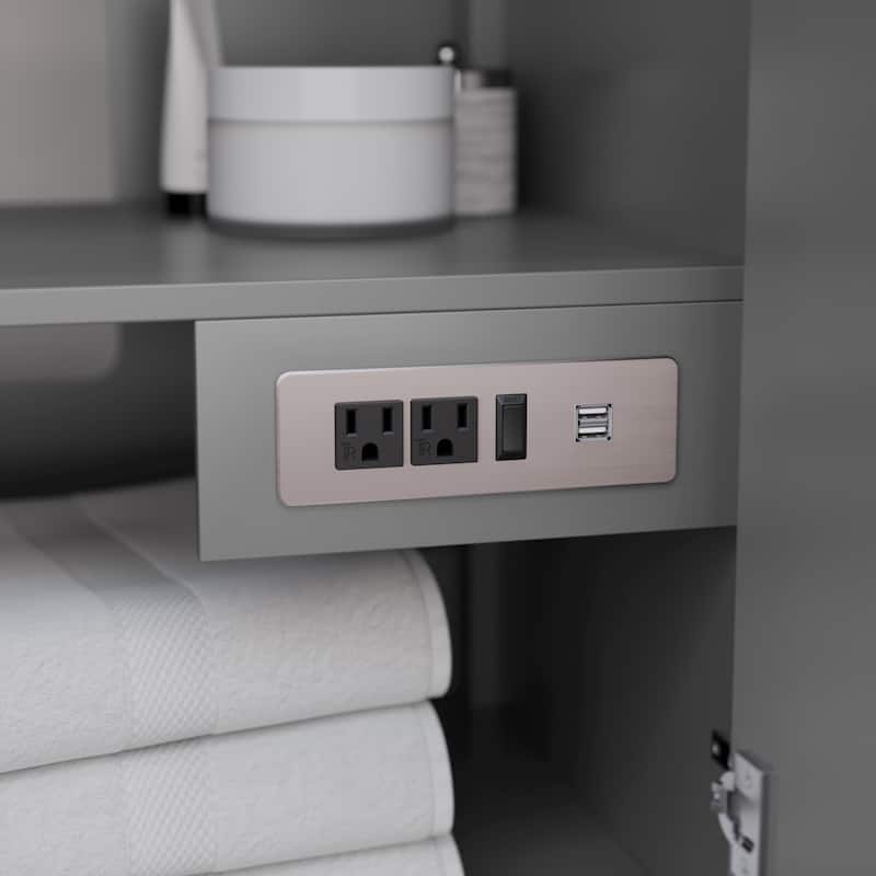 Icon Single Bathroom Vanity Cabinet, No Mirror