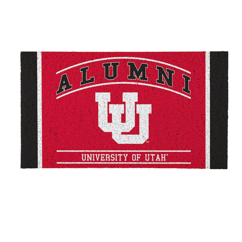28 in. x 16 in. University of Utah Alumni Full Color PVC Door Mat