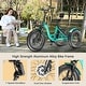 preview thumbnail 15 of 34, DoCred 20"x4" Fat Tire Electric Tricycle, 48V 500W with 7 Speed Ebike