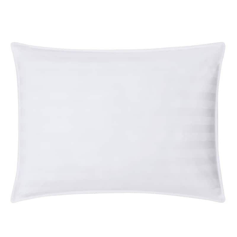 Extra-soft Damask Cotton/White Down Stomach Sleepers Only Pillow -Ultra Thin