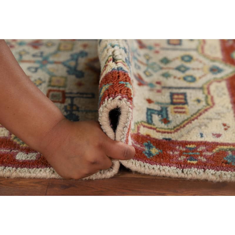 Kazak Indian Accent Rug Handmade Wool Carpet - 2'0" x 3'0"