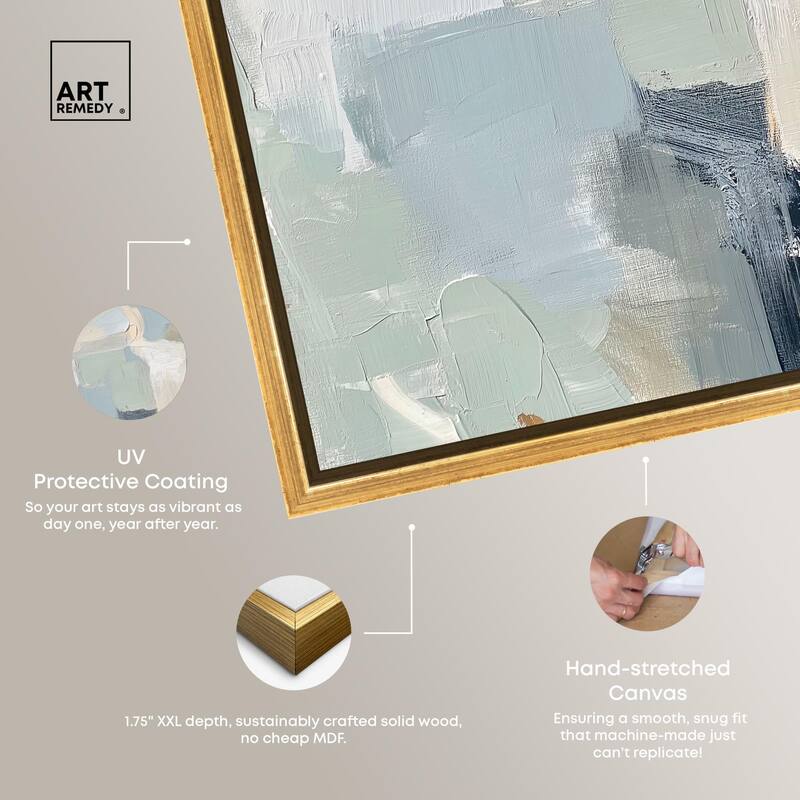 Seafoam and Sand II Canvas by Art Remedy
