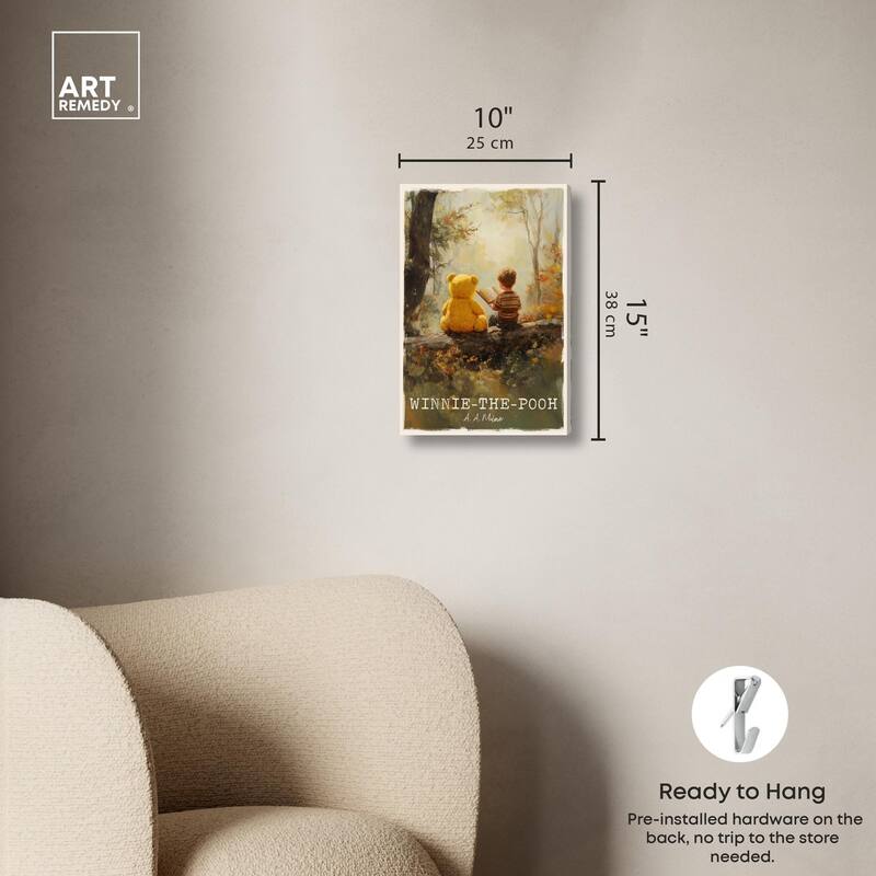 Classic Winnie the Pooh Canvas by Art Remedy, Gallery Wrapped