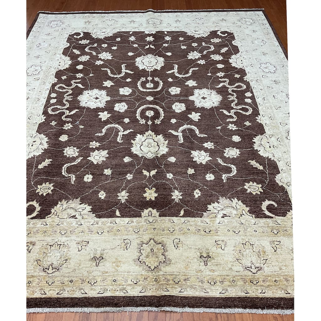 HERAT ORIENTAL Handmade 8'2 x 10' Oushak Wool Rug - 8'2" x 10'