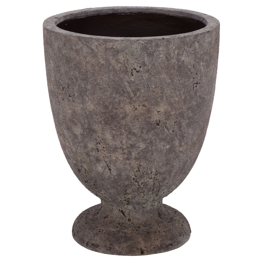 SAFAVIEH Outdoor Patio Furniture Ella Large Planter Pot with Drainage - 21"W x 21"D x 27"H