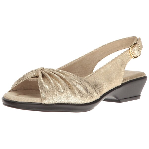 Easy Street Womens Fantasia Open Toe Casual Slingback Sandals