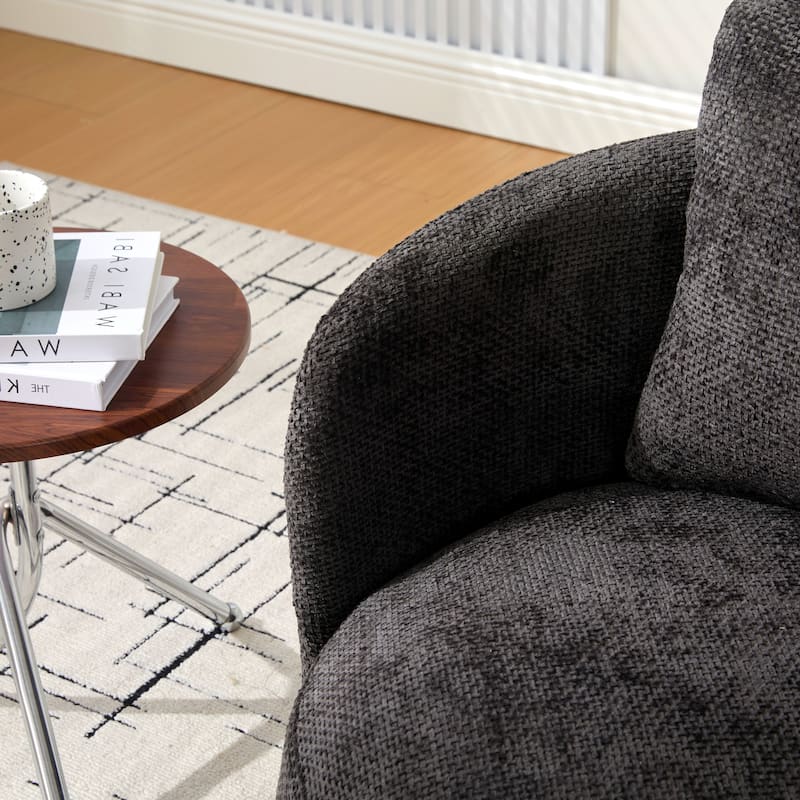 30"W Modern Upholstered Armchair,Accent Chair with a Pillow