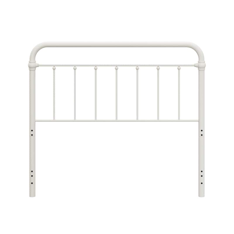 Hillsdale Kirkland Metal Headboard, White