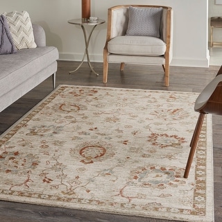 Nourison Asher Bordered Area Rug - Bed Bath & Beyond - 31764434
