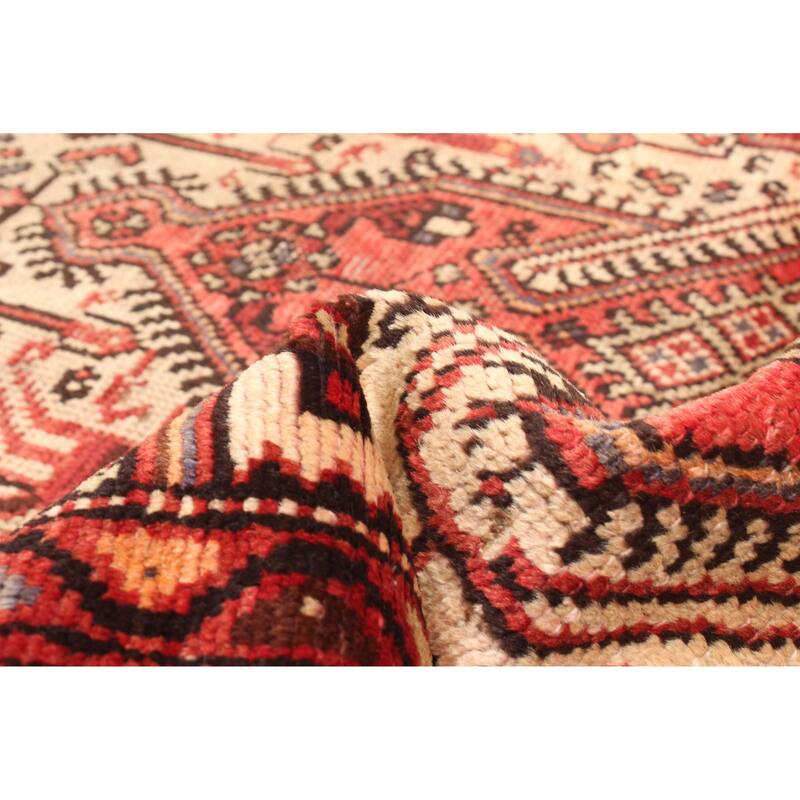 ECARPETGALLERY Hand-knotted Andelz Red Wool Rug - 3'11 x 7'4