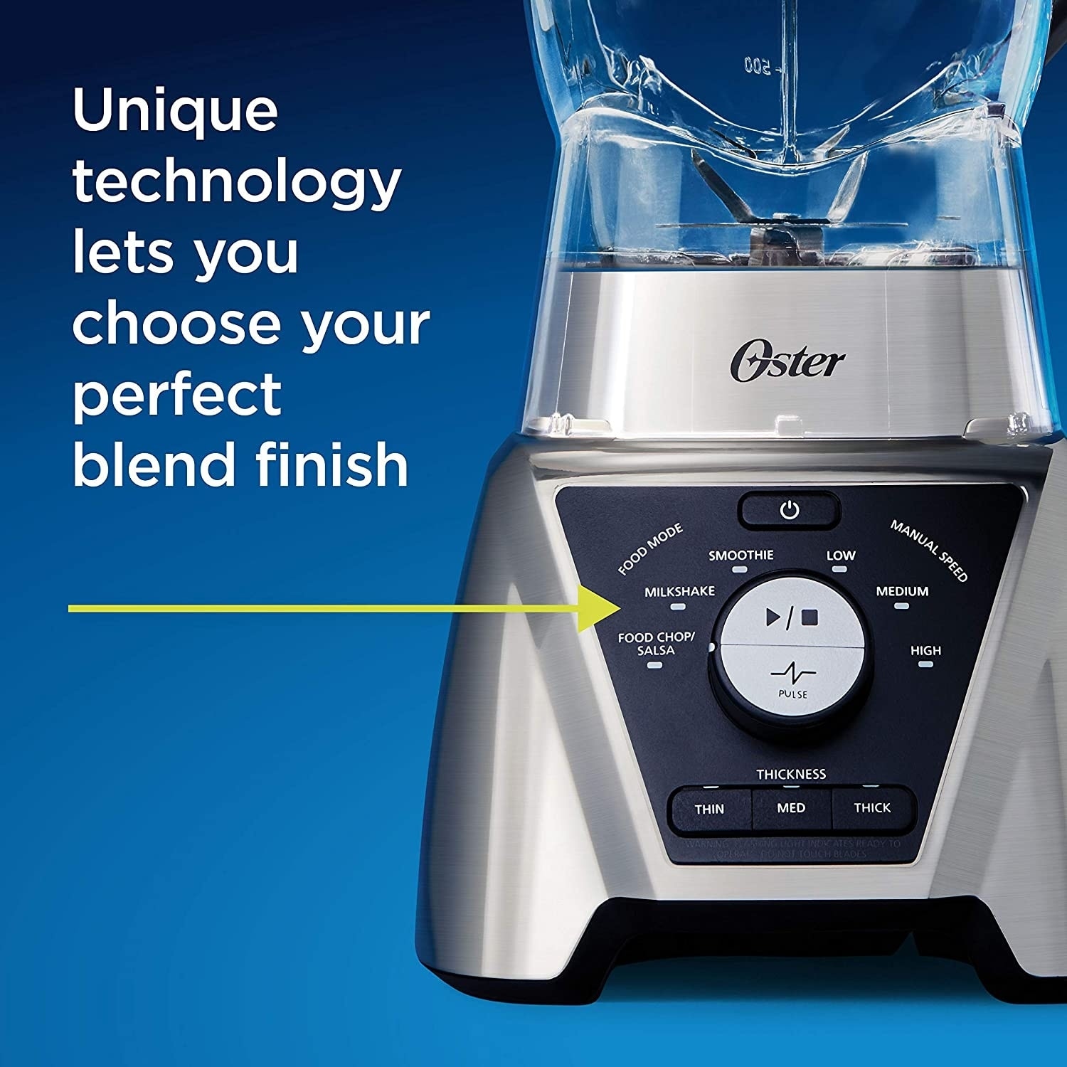 Oster BLSTTS-CB2-000 Pro Blender with Texture Select Settings