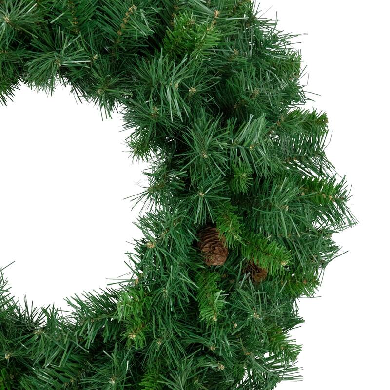 Black River Pine Artificial Christmas Wreath 24-Inch Unlit - 24"